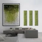 Hydraulischer Heizkörper bis 480 Watt aus italienischem Marmorpulver - Naturae Viadurini