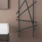 Hydraulischer Stahlheizkörper mit Rundrohren Made in Italy - Random Viadurini