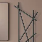 Hydraulischer Stahlheizkörper mit Rundrohren Made in Italy - Random Viadurini