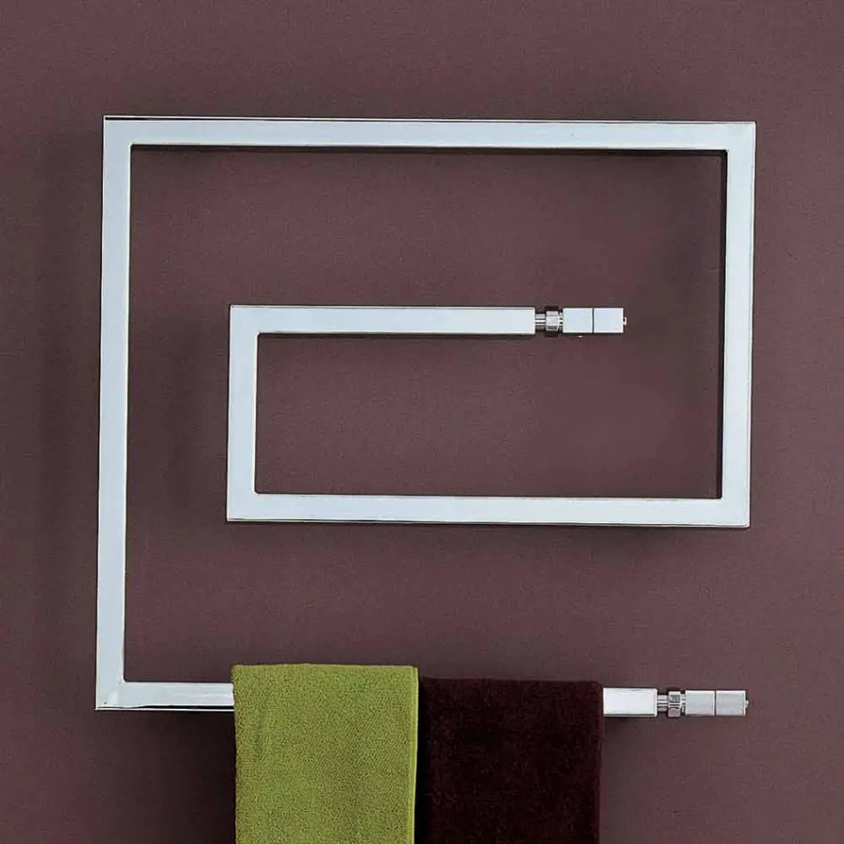 Hydraulischer Termoarredo gebürstetem Edelstahl Snake von Scirocco H Viadurini