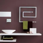 Hydraulischer Termoarredo gebürstetem Edelstahl Snake von Scirocco H Viadurini