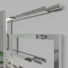 Hydraulischer Designheizkörper aus gebürstetem Edelstahl Snake von Scirocco H Viadurini