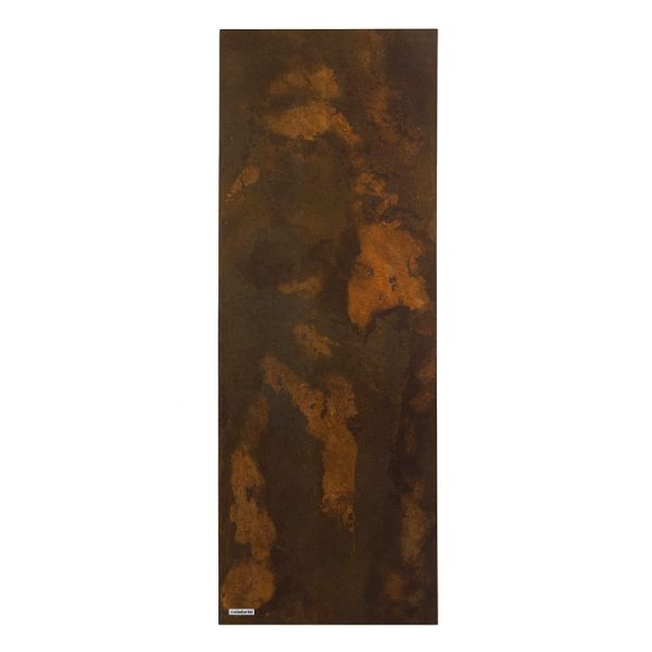 Hydraulischer heizkörper aus italienischem marmorpulver corten-effekt - linien