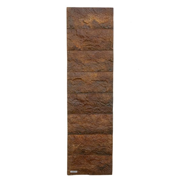 Hydraulischer heizkörper in italienischem marmorpulver corten-finish - terraa