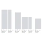 Hydraulischer Heizkörper aus italienischem Marmorpulver bis 1200 Watt – Linien Viadurini