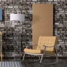 Moderner hydraulischer Heizkörper aus italienischem Marmorpulver – Texture Viadurini