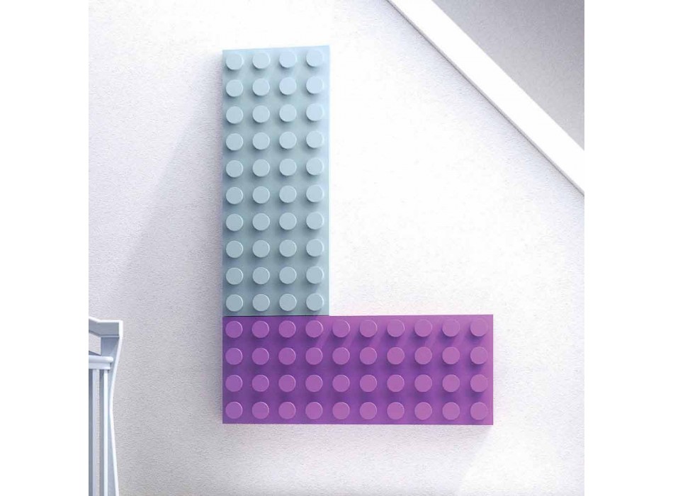 Termoarredo Elektro-Design gemacht Lego Brick in Italien Scirocco H Viadurini