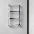 Heizkörper Elektrohandtuchwärmer Chrom in Messing Design 200 W - Caesar Viadurini