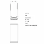 TOSCOT Karst große Deckenleuchte Ø 13 x H 31 cm in Toskana Hergestellt Viadurini