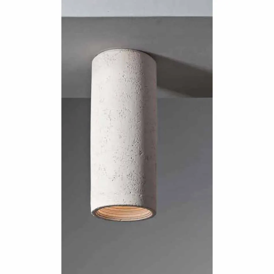 TOSCOT Karst große Deckenleuchte Ø 13 x H 31 cm in Toskana Hergestellt Viadurini