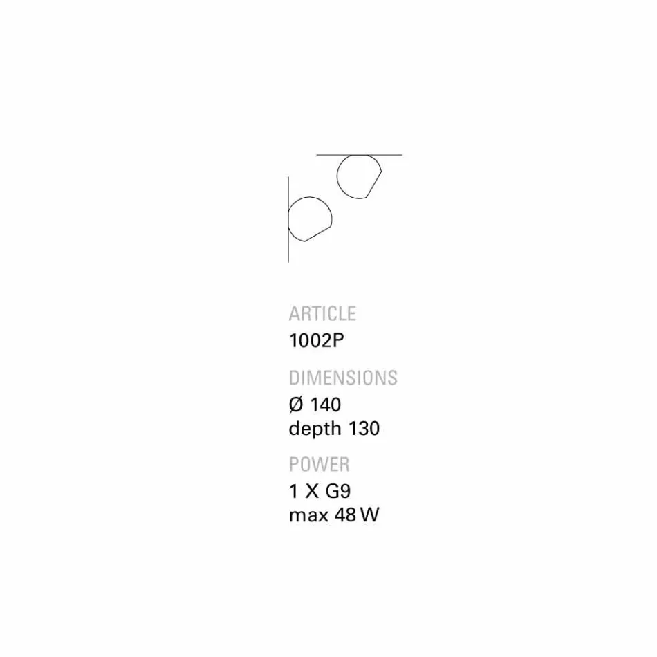 TOSCOT Newton Decke / Wand schräg Terrakotta Viadurini