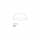 TOSCOT Notorius Lampe große Hänge Viadurini