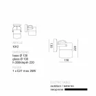 TOSCOT Swing-Deckenleuchte / Wand in der Toskana gemacht Viadurini