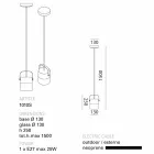 TOSCOT Swing-Pendelleuchte aus mundgeblasenem Glas in der Toskana gemacht Viadurini