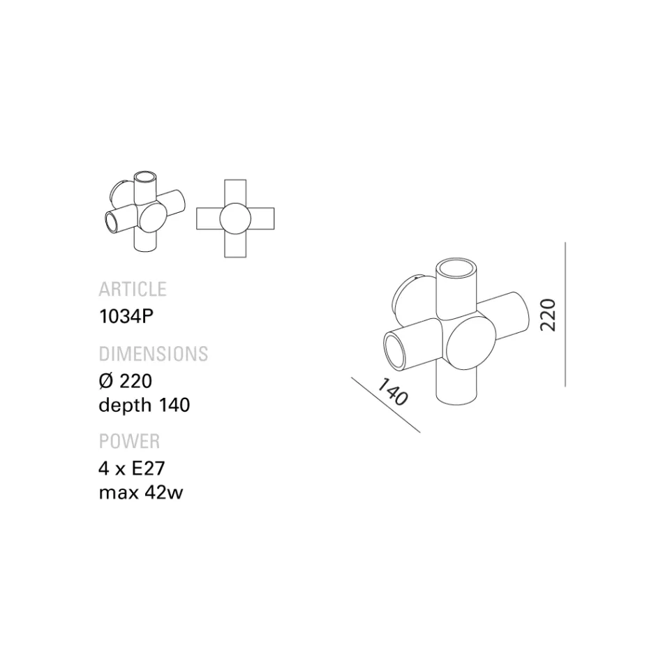 Toscot Traffic Wandleuchte aus Keramik in verschiedenen Ausführungen, hergestellt in der Toskana Viadurini
