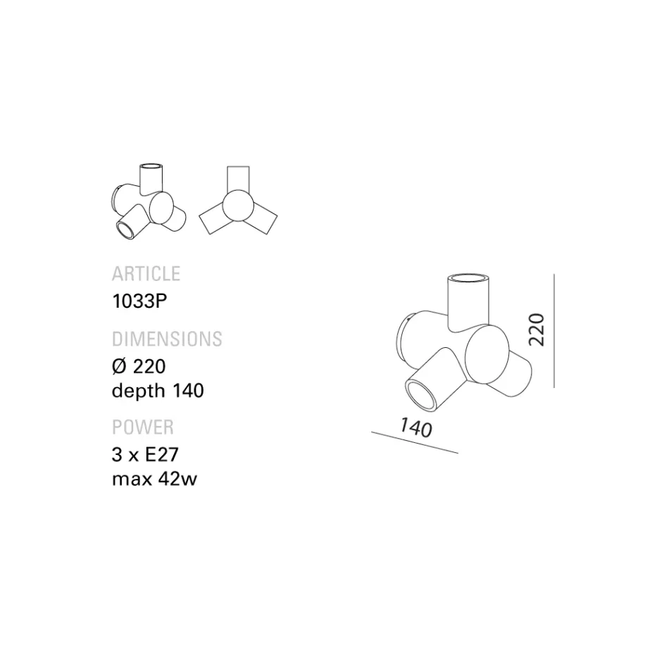 Toscot Traffic Wandleuchte aus Metall und Keramik, hergestellt in der Toskana Viadurini