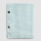 Modulare Tischdecke aus farbigem Leinen mit Knopflöchern und 10 Knöpfen – Mittelmeer Viadurini