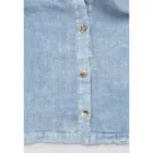 Rechteckige Leinentischdecke mit Knopflöchern und 10 Knöpfen, luxuriös – mediterran Viadurini