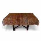 Hochwertige italienische Tischdecke aus handbedruckter Baumwolle - Marken Viadurini