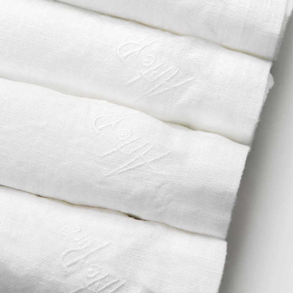 Tischservietten 6 Stück mit raffiniertem Design, hergestellt in Italien – Virtu Viadurini