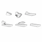 Trona Magnum Luxus floating Stuhl Doppelsitzdesign Viadurini