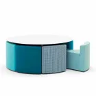 Varaschin Big In & Out Gartentisch + 8 moderne Design Sessel Viadurini