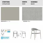 Varaschin Clever Stuhl aus modernem Design Garten, 6 Stück Viadurini