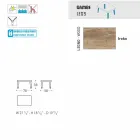 Outdoor-Fußstütze Varaschin Emma aus gepolstertem Stoff Viadurini