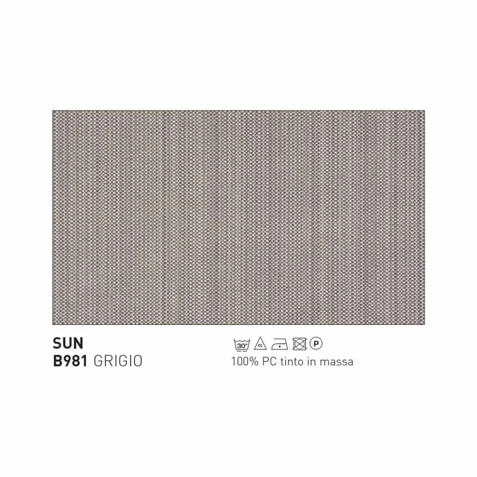 Varaschin Emma gepolsterter Außensessel mit modernem Design Viadurini