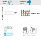 Varaschin Emma gepolsterter Außensessel mit modernem Design Viadurini