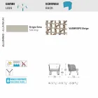 Varaschin Emma gepolsterter Garten- und Stoffsessel Viadurini