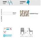 Varaschin Emma Design Gartenstuhl aus Stoff und Aluminium Viadurini