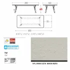 Varaschin Link-Tisch Gartentisch mit Teakholz Beinen, H65 cm Viadurini