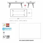 Varaschin Link-Tabelle H 65 cm Gärten erweiterbar auf bis zu 350 cm Viadurini