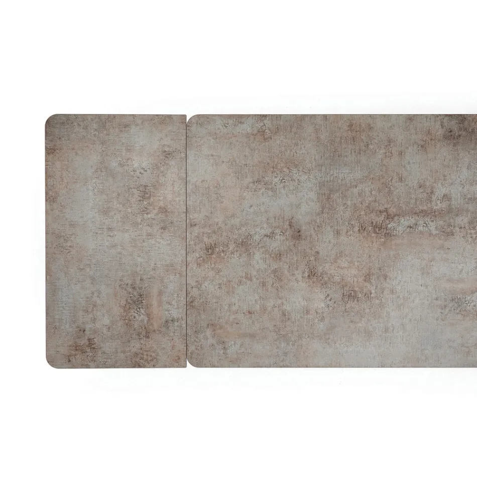 Varaschin Link moderner ausziehbarer Gartentisch, H 73,2 cm Viadurini