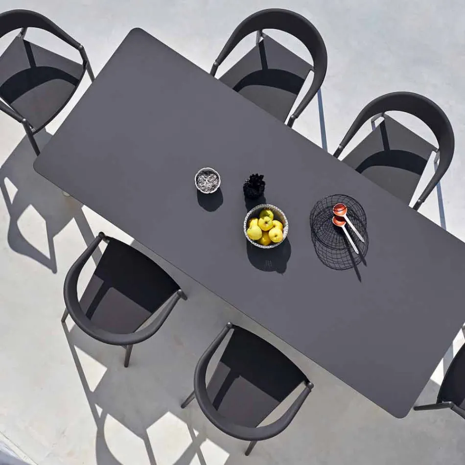 Varaschin Link-Fest Esstisch aus externen oder internen H 65 cm Viadurini