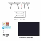 Varaschin Link-Fest Esstisch Garten oder in der Halle H 75 cm Viadurini