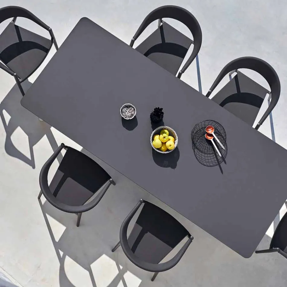 Varaschin Link-Fest Esstisch Garten oder in der Halle H 75 cm Viadurini