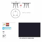 Varaschin Link Round Gartentisch mit Teak Beinen, H 65cm Viadurini