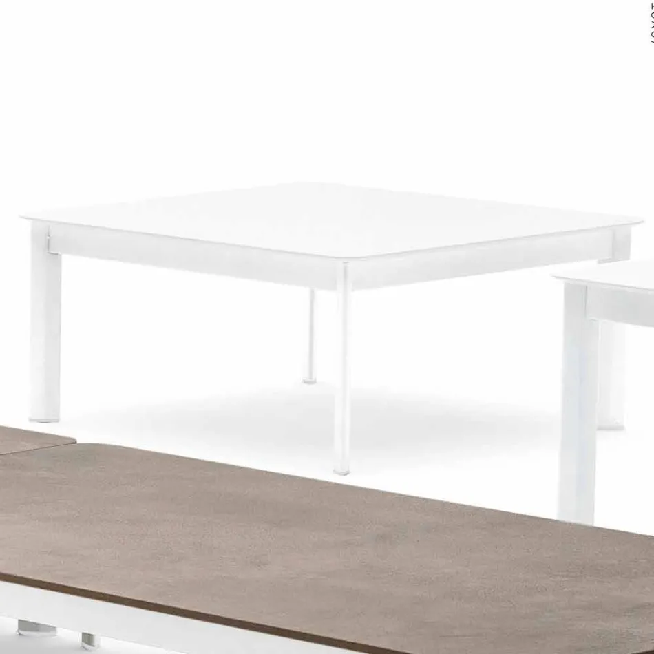 Varaschin System Outdoor Design Tisch aus lackiertem Aluminium Viadurini