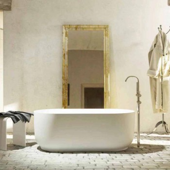 Freistehende Badewanne mit modernem Design, hergestellt in Italien Zollino