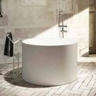 Runde freistehende Design-Badewanne aus italienischem Cremona Viadurini