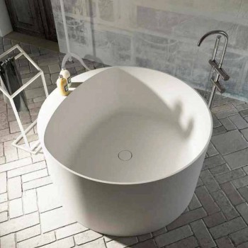 Runde freistehende Design-Badewanne aus italienischem Cremona