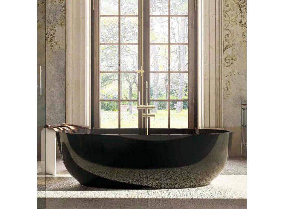 Freistehende ovale Design-Badewanne aus italienischem Fabriano