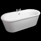Weiße Acryl freistehende Badewanne Juni 1770x820 mm, modernes Design Viadurini