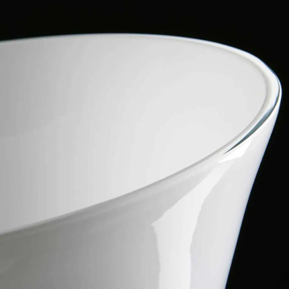 Hohe dekorative Buntglasvase Made in Italy - Singapur Viadurini