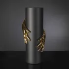 Hohe Keramikvase für den Innenbereich, handgefertigt in Italien - Monte Viadurini