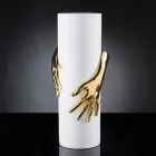 Hohe Keramikvase für den Innenbereich, handgefertigt in Italien - Monte Viadurini