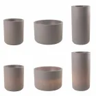 Vase mit Gartenbeleuchtung oder Wohnzimmer farbiges modernes Design - Cilindrostar Viadurini