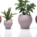 Gartenvase aus Polyethylen in verschiedenen Ausführungen und Größen, hergestellt in Italien – Selva